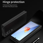 Til Samsung Galaxy Z Fold4 5G Stødsikkert Anti-ridse Hårdt PC Hængsel Design Telefoncover