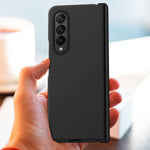 Til Samsung Galaxy Z Fold4 5G Stødsikkert Anti-ridse Hårdt PC Hængsel Design Telefoncover