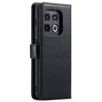 DG.MING Splitläderfodral till OnePlus 10 Pro 5G, stötsäkert avtagbart mobilmobilfodral med plånboksställ