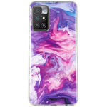 For Xiaomi Redmi 10/10 2022/10 Prime/Note 11 4G (MediaTek) IMD Marble Pattern Soft TPU Phone Cover  Shockproof Anti-scratch Case