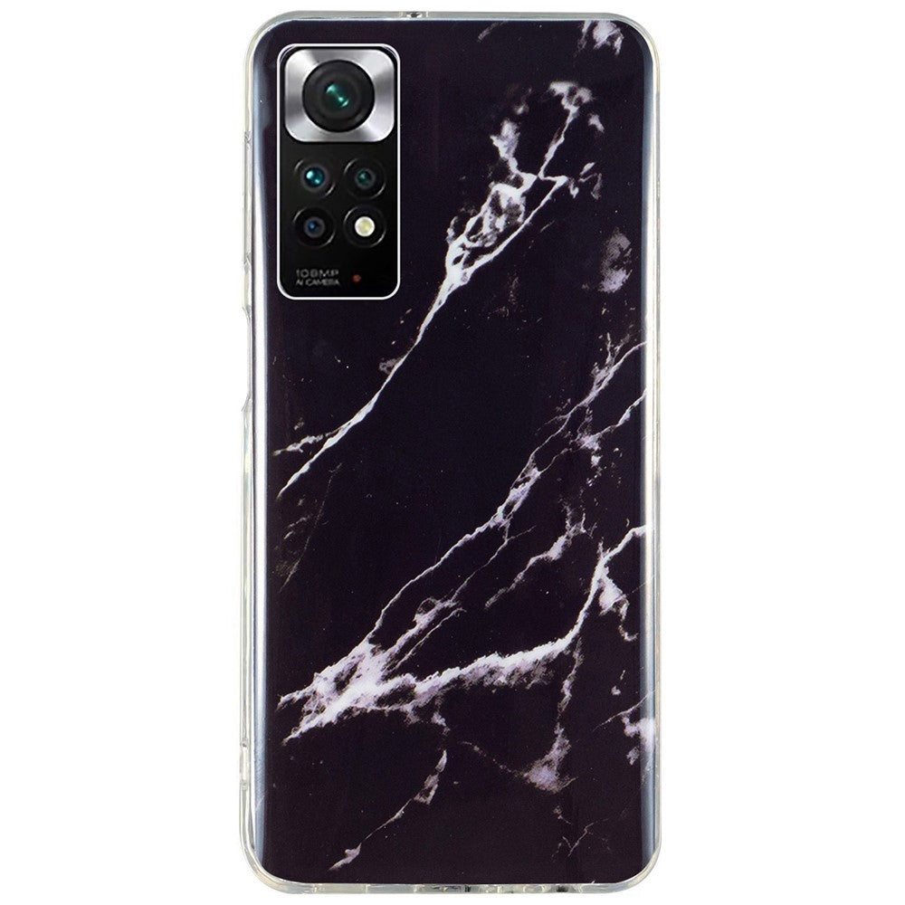 Xiaomi Redmi Note 11 4G (Qualcomm)/Note 11S 4G IMD Marmormönster Mobilmobilskal Flexibelt TPU Stoppsäkert Skal