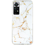 For Xiaomi Redmi Note 11 4G (Qualcomm)/Note 11S 4G IMD Marble Pattern Mobile Phone Cover Flexible TPU Drop-proof Case