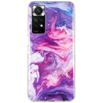 Xiaomi Redmi Note 11 4G (Qualcomm)/Note 11S 4G IMD Marmormönster Mobilmobilskal Flexibelt TPU Stoppsäkert Skal