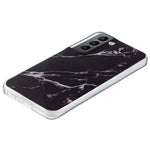 For Samsung Galaxy S22+ 5G Marble Pattern TPU Phone Back Cover IMD Process Protective Case