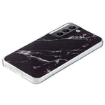 For Samsung Galaxy S22 5G Soft TPU IMD Marble Pattern Phone Cover Anti-scratch Anti-drop Back Case