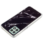 Til Samsung Galaxy A22 5G (EU Version) Blødt TPU Telefonbagcover IMD Marmormønster Beskyttende Etui