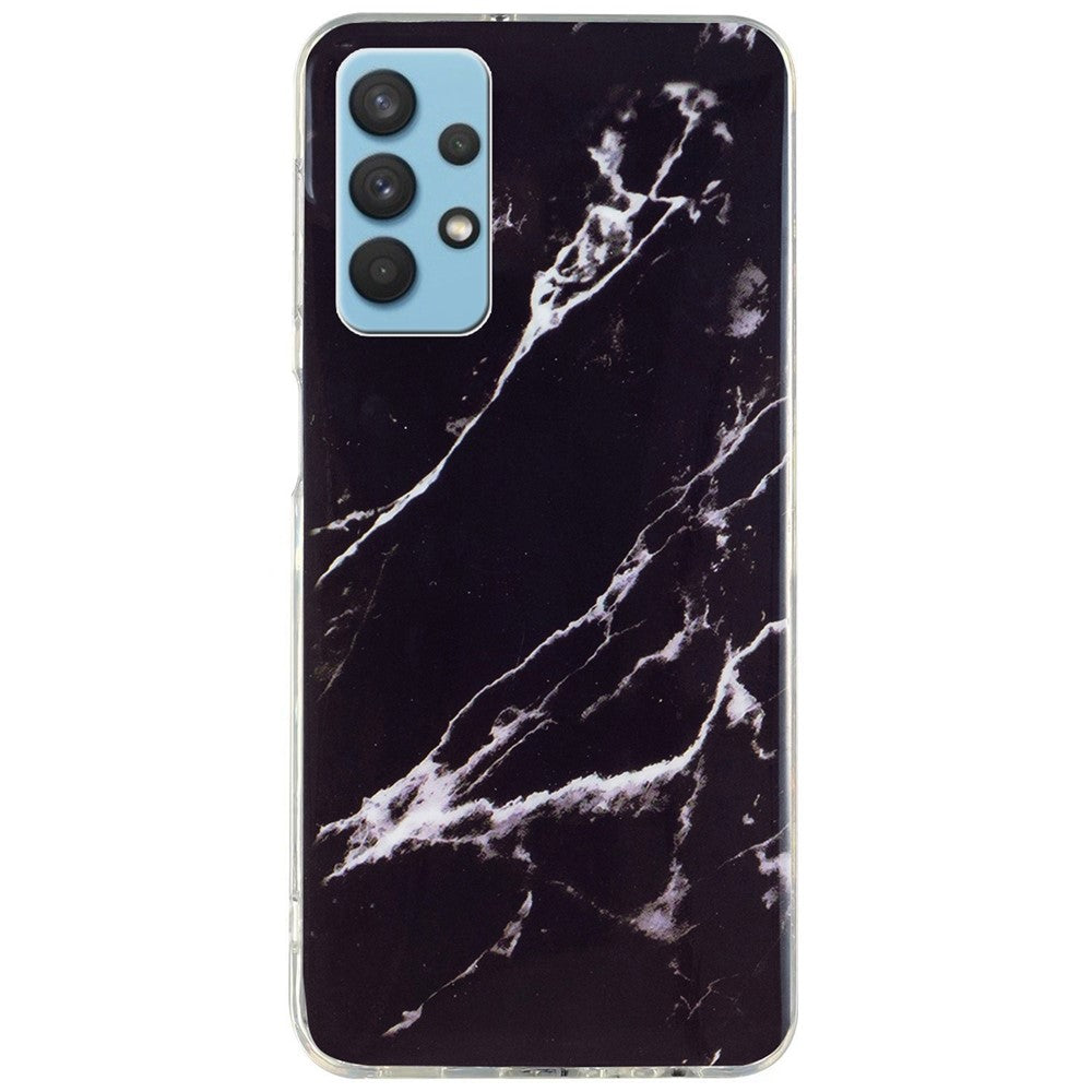 Til Samsung Galaxy A32 5G/Galaxy M32 5G IMD Marmor Mønster Blød TPU-cover Telefon Faldsikker Bagside