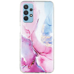 Til Samsung Galaxy A32 5G/Galaxy M32 5G IMD Marmor Mønster Blød TPU-cover Telefon Faldsikker Bagside