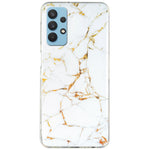 Til Samsung Galaxy A32 5G/Galaxy M32 5G IMD Marmor Mønster Blød TPU-cover Telefon Faldsikker Bagside