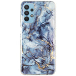 Til Samsung Galaxy A32 5G/Galaxy M32 5G IMD Marmor Mønster Blød TPU-cover Telefon Faldsikker Bagside