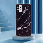 IMD Marmormønster TPU Cover til Samsung Galaxy A13 4G, Ridsefast Beskyttende Telefoncover