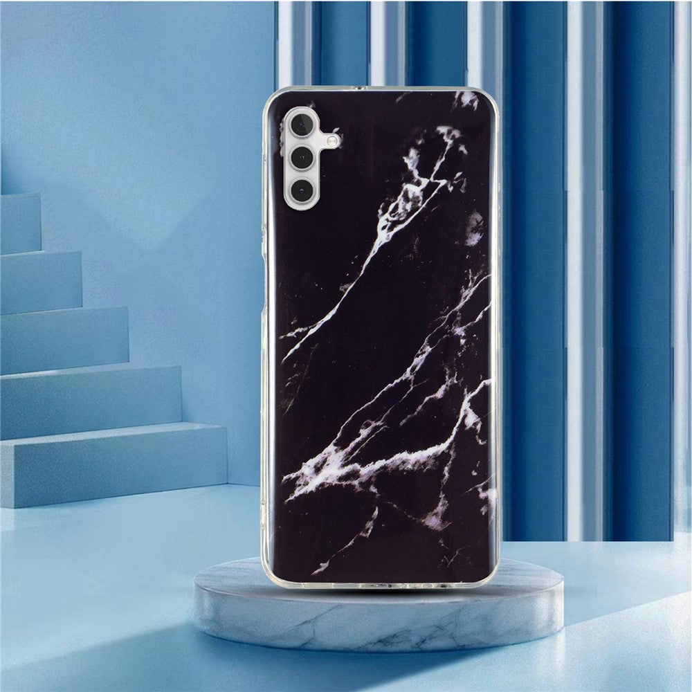 Mjukt TPU-skal till Samsung Galaxy A13 5G / A04s 4G (164,7 mm) IMD marmormönster mobilskal