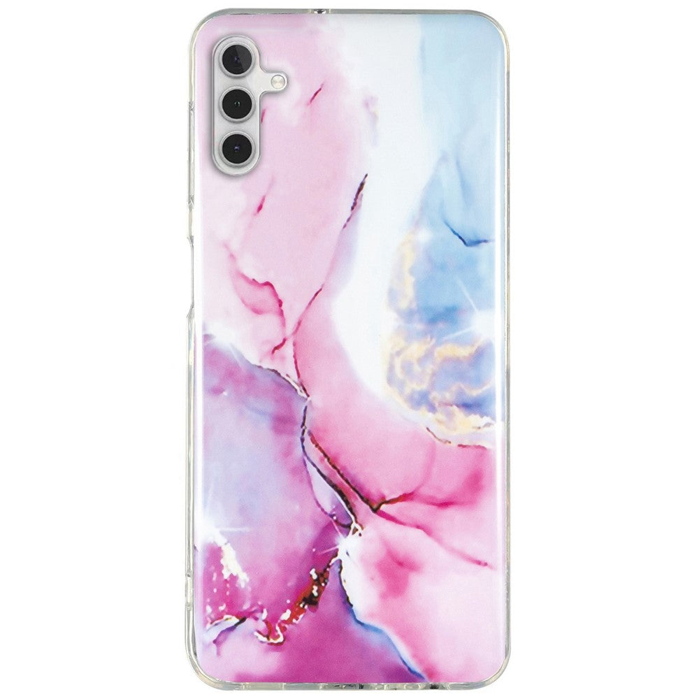 Mjukt TPU-skal till Samsung Galaxy A13 5G / A04s 4G (164,7 mm) IMD marmormönster mobilskal