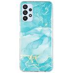 Anti-scratch Flexible TPU Case for Samsung Galaxy A33 5G, IMD Marble Pattern Unfading Phone Cover
