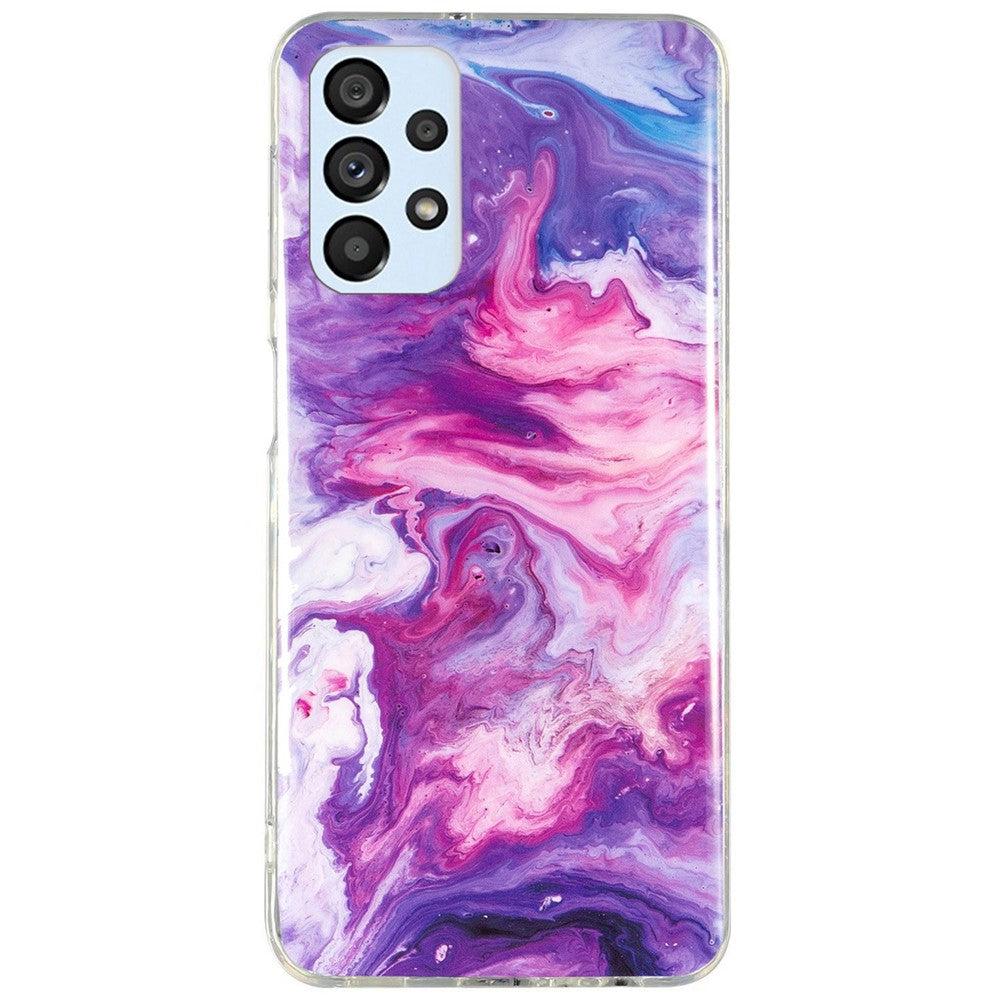 IMD Marmormønster Cover til Samsung Galaxy A53 5G, Stødsikkert Ridsefast Mobiltelefoncover