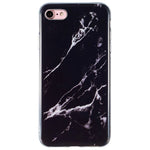 Til iPhone SE (2022)/(2020)/8/7 4,7 tommer Stilfuld Marmormønster IMD Telefoncover Anti-fald Blødt TPU Cover