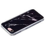 Til iPhone SE (2022)/(2020)/8/7 4,7 tommer Stilfuld Marmormønster IMD Telefoncover Anti-fald Blødt TPU Cover