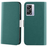 Candy Color Leather Case for Oppo A57 (2022) 5G / A77 5G, Litchi Texture Wallet Stand Phone Protective Cover
