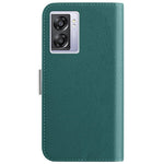 Candy Color Leather Case for Oppo A57 (2022) 5G / A77 5G, Litchi Texture Wallet Stand Phone Protective Cover