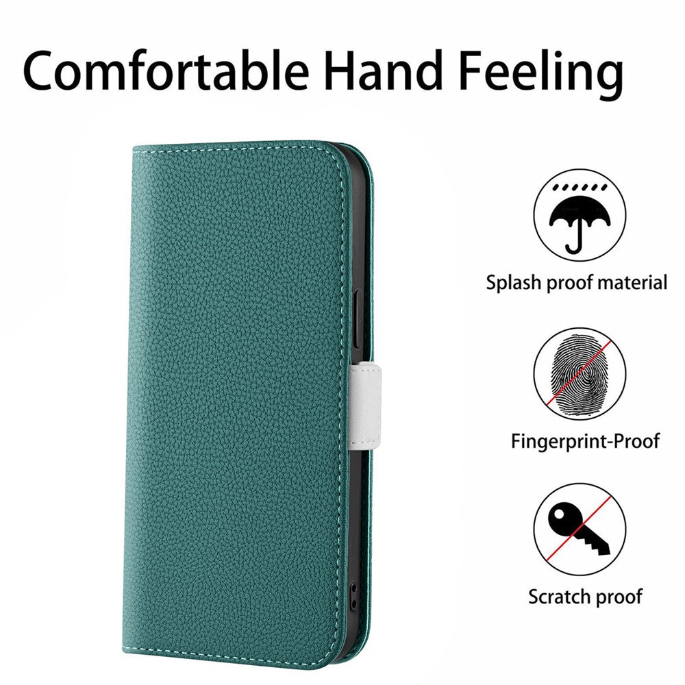 For Xiaomi 12 Lite 5G Candy Color Litchi Texture Phone Case PU Leather Stand Wallet Cover