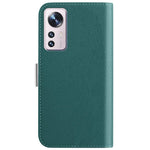 For Xiaomi 12 Lite 5G Candy Color Litchi Texture Phone Case PU Leather Stand Wallet Cover