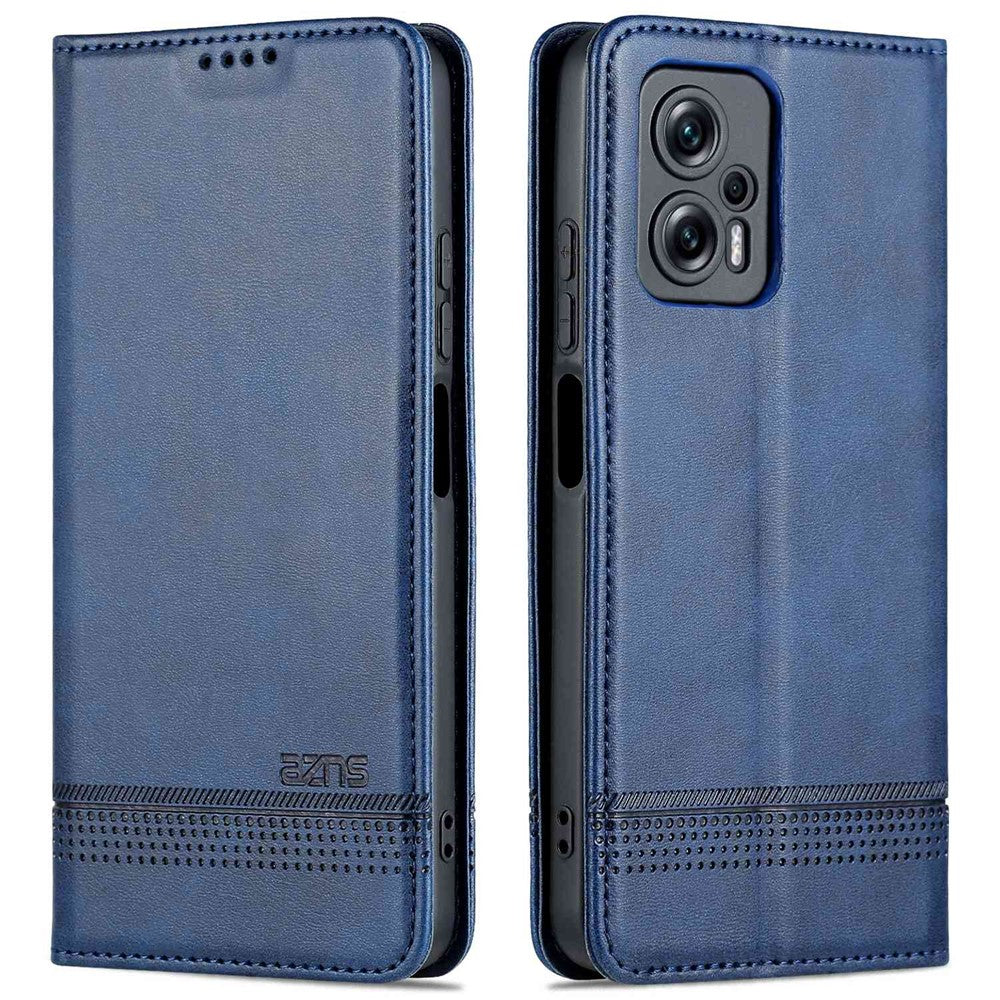 AZNS För Xiaomi Redmi Note 11T Pro 5G / Note 11T Pro+ 5G / Poco X4 GT 5G / Redmi K50i 5G PU-läder stativ plånboksfodral magnetisk stängning mobilskal