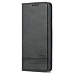 AZNS For Xiaomi 12 Lite 5G Magnetic Auto Closure Wallet Phone Case PU Leather Viewing Stand Flip Cover