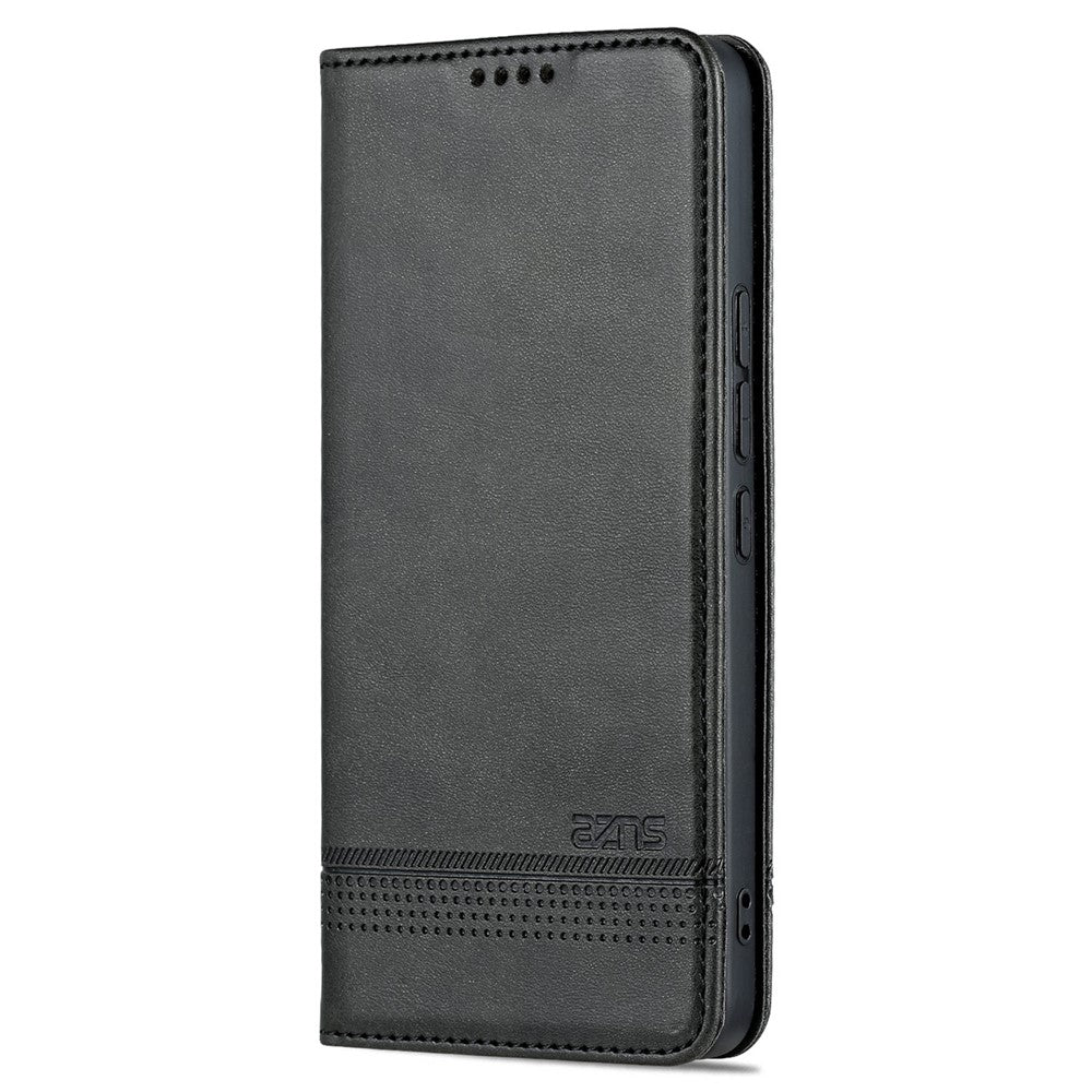 AZNS For Xiaomi 12 Lite 5G Magnetic Auto Closure Wallet Phone Case PU Leather Viewing Stand Flip Cover