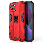 För iPhone 14 6,1 tum flexibelt TPU hårt PC stötsäkert fodral ställ handsfree-baksida