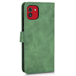 For Samsung Galaxy A03 (166.5mm) Skin-Touch Feeling Phone Wallet Stand Case PU Leather Magnetic Clasp Protective Cover