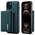 DG.MING M1-serien för iPhone 14 6,1 tum, avtagbart magnetiskt 2-i-1-plånboksfodral i PC+TPU+PU-läder, välskyddat och reptåligt fodral