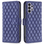 BINFEN COLOR För Samsung Galaxy A32 5G / M32 5G BF Style-14 Präglat rombmönster Fodral Stativ Matt PU-läder Plånbok Style Fodral