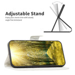 BINFEN COLOR For Samsung Galaxy A23 5G (Global Version) / 4G BF Style-14 Imprinted Rhombus Pattern Case Full Protection Stand Matte PU Leather Wallet Cover
