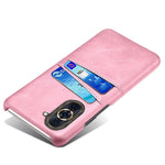 For Huawei nova 10 4G Anti-shock Dual Card Slots Holder Protective Case PU Leather Coated Hard PC Phone Shell