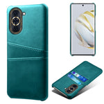 For Huawei nova 10 4G Anti-shock Dual Card Slots Holder Protective Case PU Leather Coated Hard PC Phone Shell