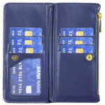 BINFEN COLOR BF Style-15 for Samsung Galaxy S21 4G / 5G Rhombus Pattern Imprinted Matte PU Leather TPU Case Stand Wallet Zipper Pocket Phone Shell Protector