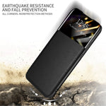 For Samsung Galaxy S21+ 5G View Window PU Leather Case Card Holder Stand Folio Flip Phone Cover