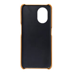 Protective Phone Case for Oppo Reno8 Lite 5G, Textured PU Leather Coated Hard PC Cover