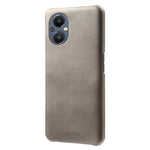 Protective Phone Case for Oppo Reno8 Lite 5G, Textured PU Leather Coated Hard PC Cover