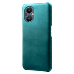 Protective Phone Case for Oppo Reno8 Lite 5G, Textured PU Leather Coated Hard PC Cover