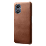 Protective Phone Case for Oppo Reno8 Lite 5G, Textured PU Leather Coated Hard PC Cover