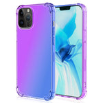 For iPhone 14 Pro Max 6.7 inch Gradient Design Shock Absorption TPU Soft Edge Bumper with Reinforced Corners Protective Cover