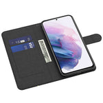Til Samsung Galaxy A22 4G (EU-version) / M32 (global version) 4G / M22 4G Anti-fald PU-lædertelefonstativcover 3D-mønstertrykt magnetisk lukning Pungtelefoncover med strop