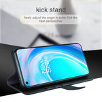 For OnePlus Nord CE 2 Lite 5G Case Genuine Split Leather Phone Cover with Wallet Stand