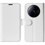 Crazy Horse Texture Leather Case for Xiaomi 12S Ultra 5G, Folio Flip Full Protection Wallet Stand Cover