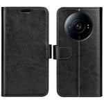 Crazy Horse Texture Leather Case for Xiaomi 12S Ultra 5G, Folio Flip Full Protection Wallet Stand Cover