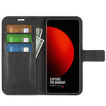 Textured PU Leather Case for Xiaomi 12S Ultra 5G, Square Magnetic Clasp Full Protection Wallet Stand Phone Cover