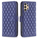 BINFEN COLOR til Samsung Galaxy A13 4G / 5G / A04s 4G (164.7mm), pung-etui med trykt rombemønster, stativ og mat PU-læder