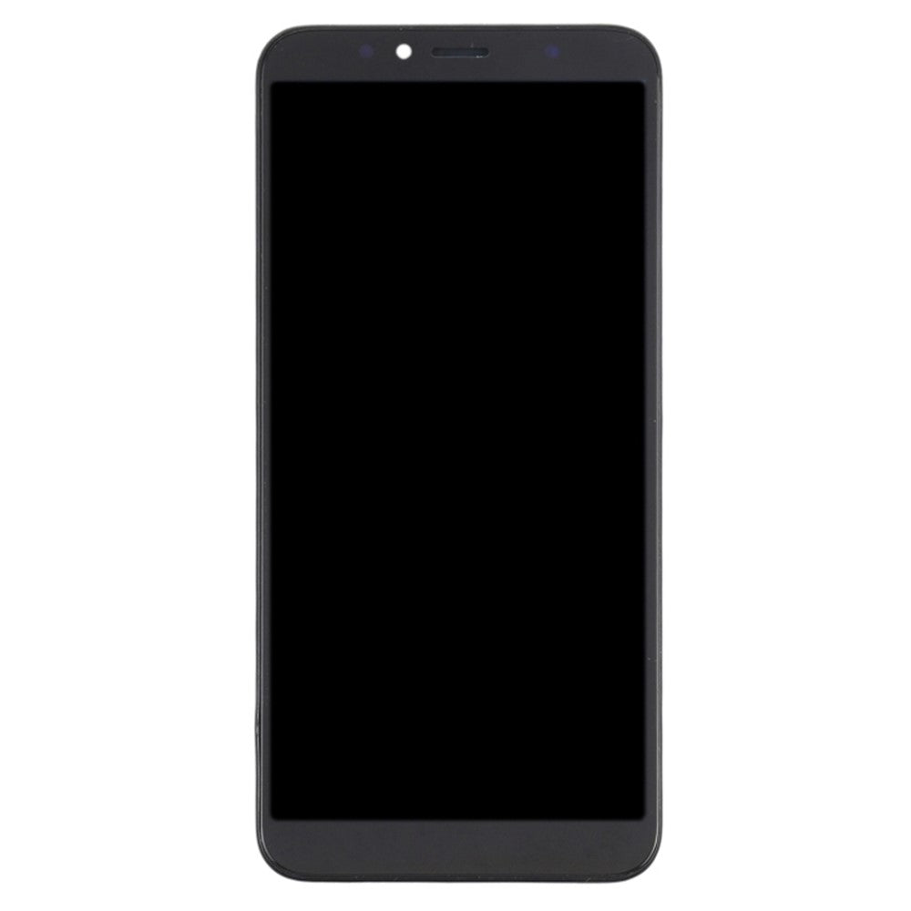 Til Huawei Y6 (2018) / Enjoy 8e / Honor 7A (med fingeraftrykssensor) Grade C LCD-skærm og digitizer-enhed + ramme (uden logo)