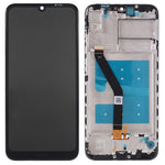 Til Huawei Y6 (2019, med fingeraftrykssensor) / Y6 Prime (2019) / Y6 Pro (2019) Klasse C LCD-skærm og digitizer-enhed + ramme (uden logo)